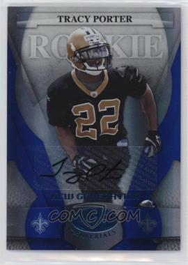 2008 Leaf Certified Materials - [Base] - Mirror Blue Signatures #198 - New Generation - Tracy Porter /100