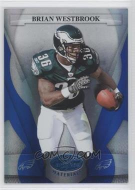 2008 Leaf Certified Materials - [Base] - Mirror Blue #108 - Brian Westbrook /50