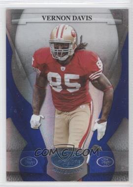 2008 Leaf Certified Materials - [Base] - Mirror Blue #124 - Vernon Davis /50