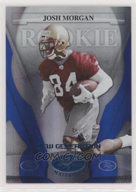 2008 Leaf Certified Materials - [Base] - Mirror Blue #173 - New Generation - Josh Morgan /50