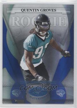 2008 Leaf Certified Materials - [Base] - Mirror Blue #189 - New Generation - Quentin Groves /50