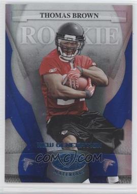 2008 Leaf Certified Materials - [Base] - Mirror Blue #196 - New Generation - Thomas Brown /50