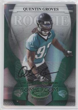 2008 Leaf Certified Materials - [Base] - Mirror Emerald Signatures #189 - New Generation - Quentin Groves /5
