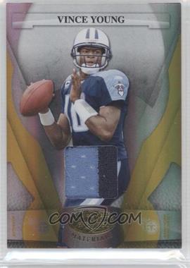 2008 Leaf Certified Materials - [Base] - Mirror Gold Materials #140 - Vince Young /25