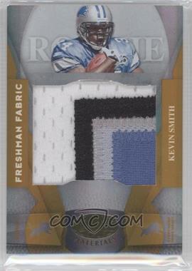 2008 Leaf Certified Materials - [Base] - Mirror Gold Materials #216 - Freshman Fabric - Kevin Smith /25