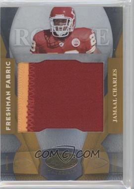 2008 Leaf Certified Materials - [Base] - Mirror Gold Materials #217 - Freshman Fabric - Jamaal Charles /25