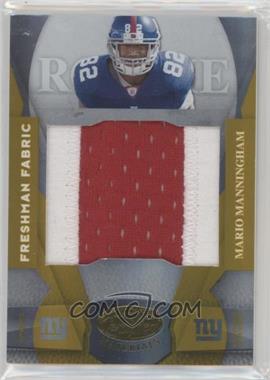 2008 Leaf Certified Materials - [Base] - Mirror Gold Materials #231 - Freshman Fabric - Mario Manningham /25 [Noted]