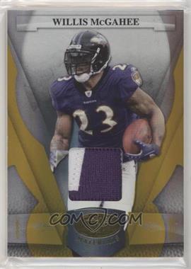 2008 Leaf Certified Materials - [Base] - Mirror Gold Materials #9 - Willis McGahee /25