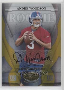 2008 Leaf Certified Materials - [Base] - Mirror Gold Signatures #152 - New Generation - Andre' Woodson /25 [Noted]