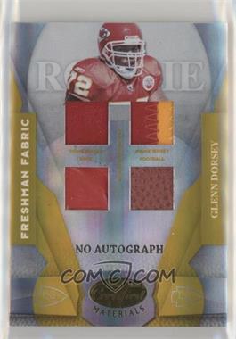 2008 Leaf Certified Materials - [Base] - Mirror Gold Signatures #205 - Freshman Fabric - Glenn Dorsey /25 [EX to NM]