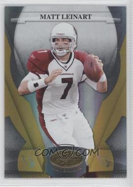 2008 Leaf Certified Materials - [Base] - Mirror Gold #1 - Matt Leinart /25