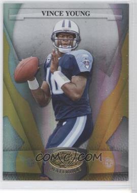 2008 Leaf Certified Materials - [Base] - Mirror Gold #140 - Vince Young /25