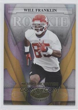 2008 Leaf Certified Materials - [Base] - Mirror Gold #200 - New Generation - Will Franklin /25