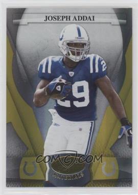 2008 Leaf Certified Materials - [Base] - Mirror Gold #55 - Joseph Addai /25