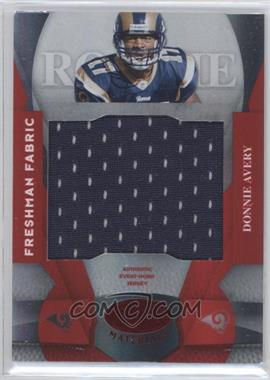 2008 Leaf Certified Materials - [Base] - Mirror Red Materials #223 - Freshman Fabric - Donnie Avery /100