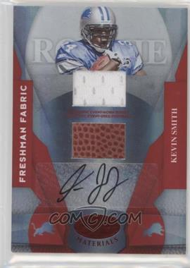 2008 Leaf Certified Materials - [Base] - Mirror Red Signatures #216 - Freshman Fabric - Kevin Smith /250