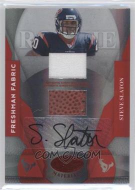 2008 Leaf Certified Materials - [Base] - Mirror Red Signatures #218 - Freshman Fabric - Steve Slaton /250