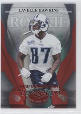 2008 Leaf Certified Materials - [Base] - Mirror Red #179 - New Generation - Lavelle Hawkins /100