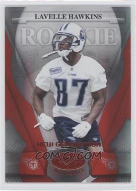 2008 Leaf Certified Materials - [Base] - Mirror Red #179 - New Generation - Lavelle Hawkins /100