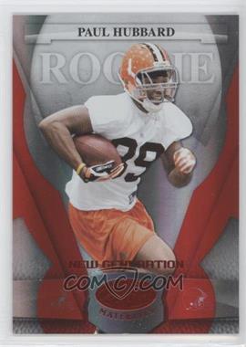 2008 Leaf Certified Materials - [Base] - Mirror Red #187 - New Generation - Paul Hubbard /100
