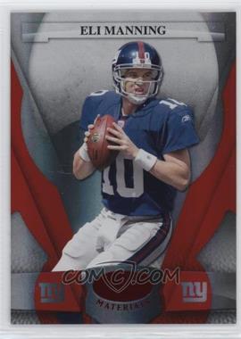 2008 Leaf Certified Materials - [Base] - Mirror Red #90 - Eli Manning /100 [EX to NM]