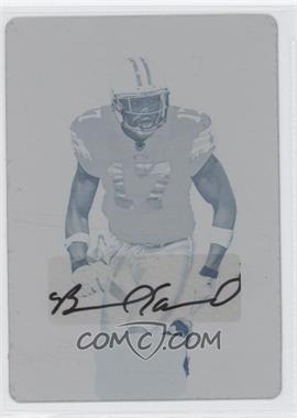 2008 Leaf Certified Materials - [Base] - Printing Plate Cyan Autographs #32 - Braylon Edwards /1