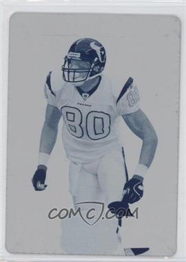 2008 Leaf Certified Materials - [Base] - Printing Plate Cyan #51 - Andre Johnson /1