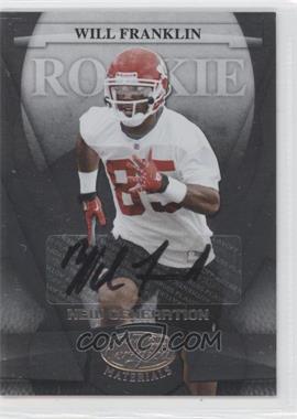 2008 Leaf Certified Materials - [Base] #200 - New Generation - Will Franklin /249