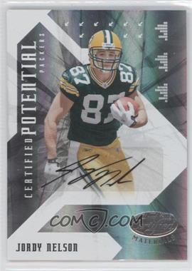 2008 Leaf Certified Materials - Certified Potential - Signatures #CP-17 - Jordy Nelson /100