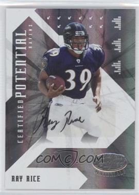 2008 Leaf Certified Materials - Certified Potential - Signatures #CP-7 - Ray Rice /100