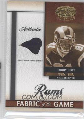 2008 Leaf Certified Materials - Fabric of the Game - Die-Cut Team Logo Prime #FOG-113 - Torry Holt /25