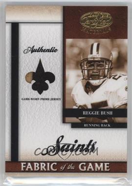 2008 Leaf Certified Materials - Fabric of the Game - Die-Cut Team Logo Prime #FOG-33 - Reggie Bush /25