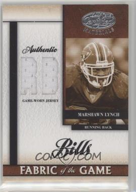 2008 Leaf Certified Materials - Fabric of the Game - Position #FOG-83 - Marshawn Lynch /50
