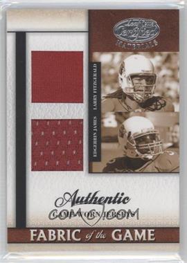 2008 Leaf Certified Materials - Fabric of the Game Combos #FOGCB-4 - Edgerrin James, Larry Fitzgerald /100