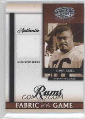 2008 Leaf Certified Materials - Fabric of the Game #FOG-62 - Rosey Grier /99