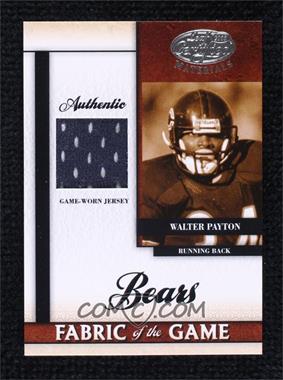 2008 Leaf Certified Materials - Fabric of the Game #FOG-71 - Walter Payton /99