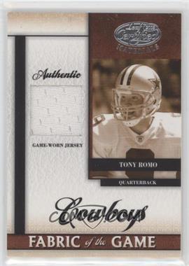 2008 Leaf Certified Materials - Fabric of the Game #FOG-93 - Tony Romo /99