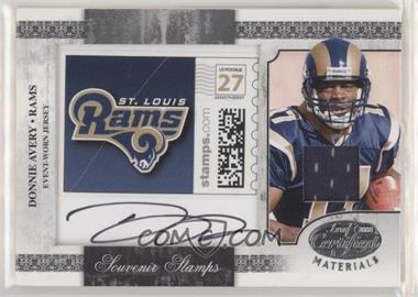 2008 Leaf Certified Materials - Souvenir Stamps - Materials Pro Team Logo Signatures #SS-14 - Donnie Avery /5 [EX to NM]