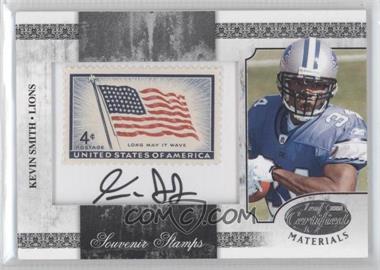2008 Leaf Certified Materials - Souvenir Stamps - USA Flag Signatures #SS-33 - Kevin Smith /5