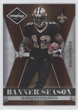 2008 Leaf Limited - Banner Season - Holofoil #BSM-14 - Marques Colston /100