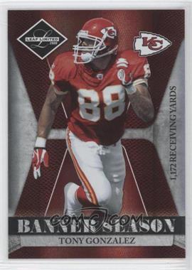 2008 Leaf Limited - Banner Season - Holofoil #BSM-23 - Tony Gonzalez /100