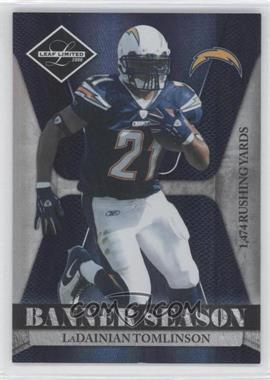 2008 Leaf Limited - Banner Season - Holofoil #BSM-7 - LaDainian Tomlinson /100