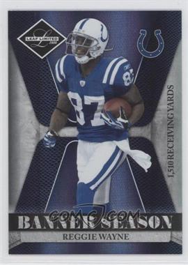 2008 Leaf Limited - Banner Season - Holofoil #BSM-8 - Reggie Wayne /100