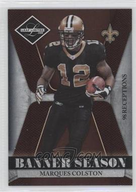 2008 Leaf Limited - Banner Season #BSM-14 - Marques Colston /999