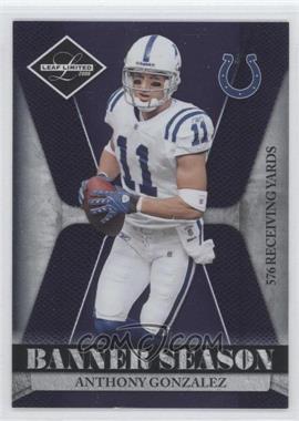 2008 Leaf Limited - Banner Season #BSM-2 - Anthony Gonzalez /999