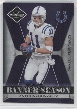 2008 Leaf Limited - Banner Season #BSM-2 - Anthony Gonzalez /999