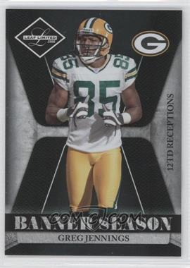 2008 Leaf Limited - Banner Season #BSM-25 - Greg Jennings /999