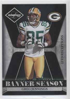 2008 Leaf Limited - Banner Season #BSM-25 - Greg Jennings /999