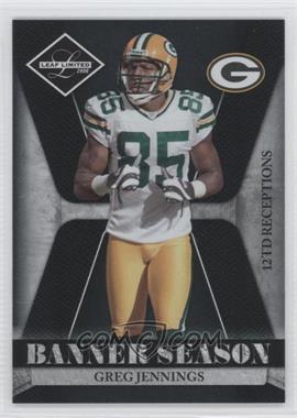 2008 Leaf Limited - Banner Season #BSM-25 - Greg Jennings /999