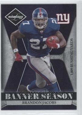 2008 Leaf Limited - Banner Season #BSM-3 - Brandon Jacobs /999
